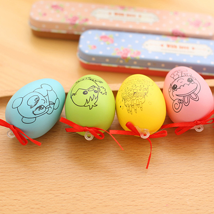 Cute DIY Easter eggs, children's cartoon, educational, handmade eggshells, educational toys for toddlers, gifts for primary school students Application Scenario