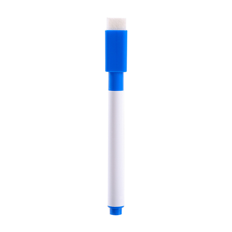 Water-washable color core and black core whiteboard pens, creative water-based eco-friendly small erasable pens with brushes, advertising LOGO printing Item Picture