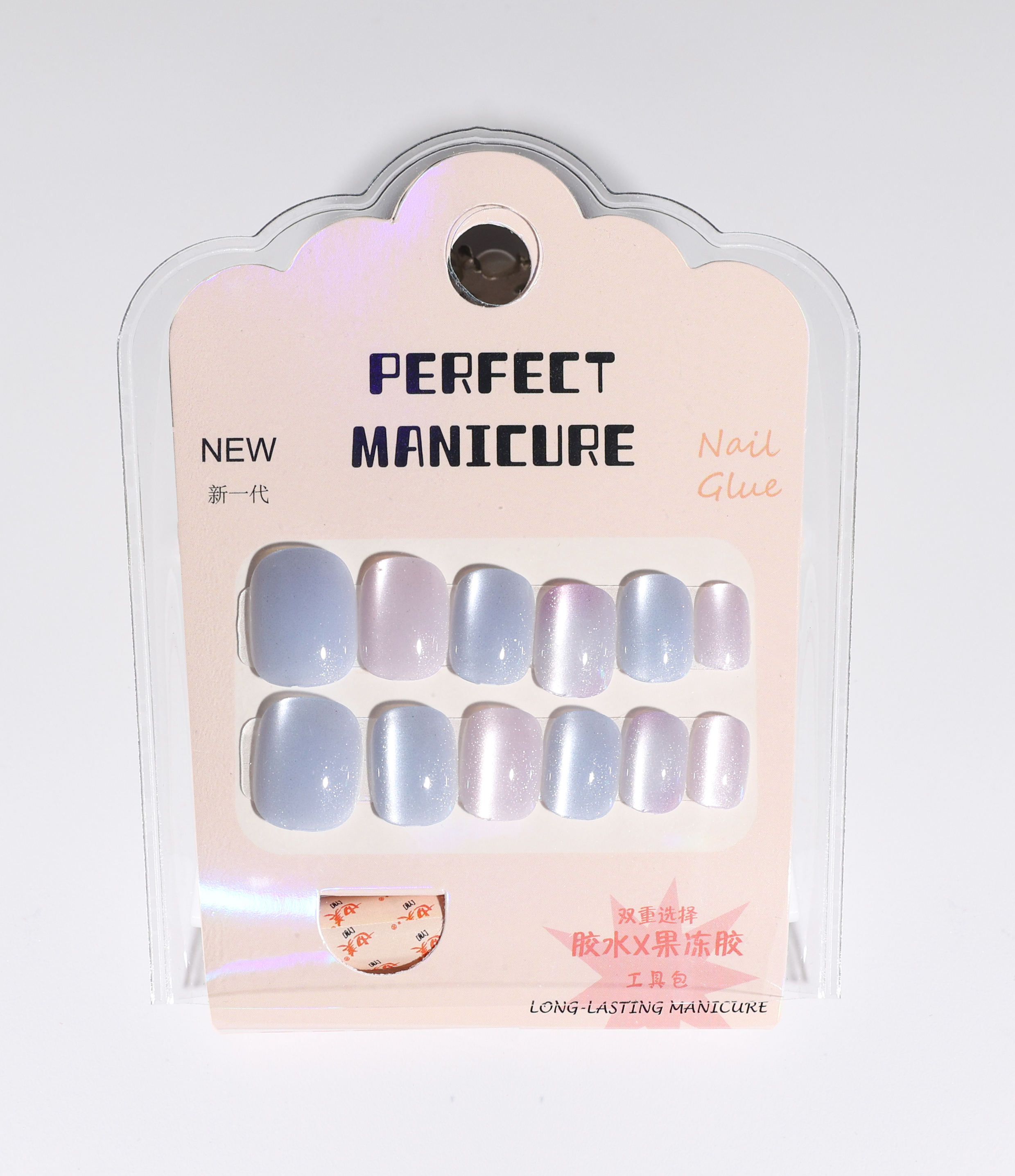 穿戴甲/美甲/穿戴式美甲成品/穿戴式指甲贴片/穿戴式甲片产品图