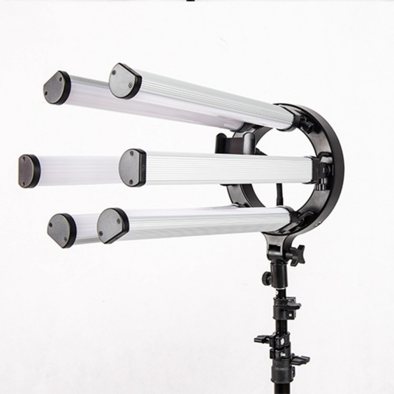 Live streaming light, fill light, 36-inch large six-tube light, folding large six-arm photography light, beauty light Specification image