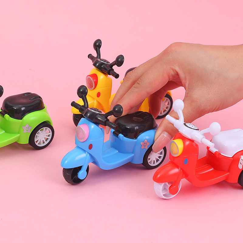 Children's toy cars, mini inertial small cars, simulation boys' motorcycles, street stall supplies, wholesale of Hui Li small motorcycles Specification drawing