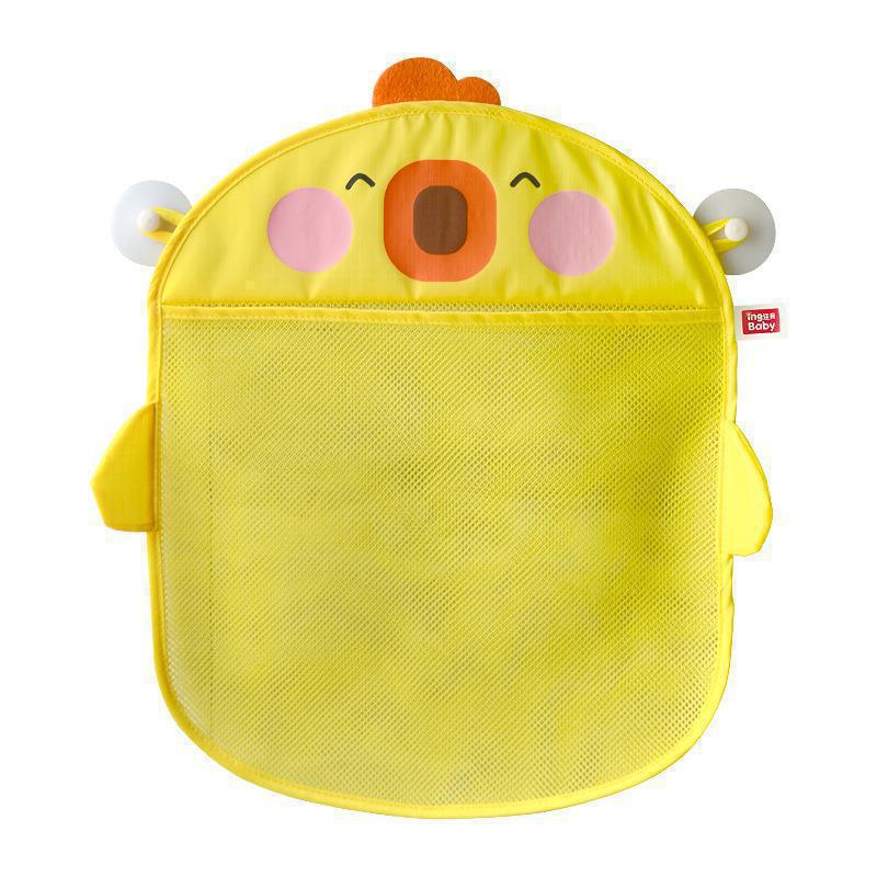 Cartoon cute duck children's net bag toy kitchen and bathroom storage net bag quick-drying and draining baby bathroom with suction cup hanging bag Application Scenario