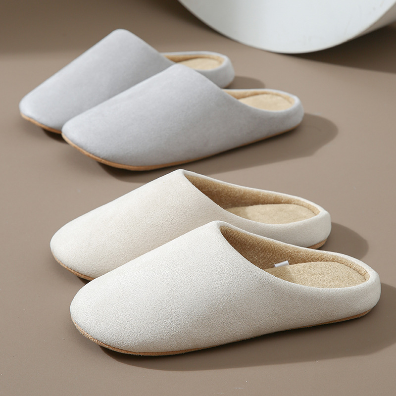 Bowknot postpartum shoes, summer thin soft-soled breathable thick-soled cotton slippers for women after giving birth details Picture
