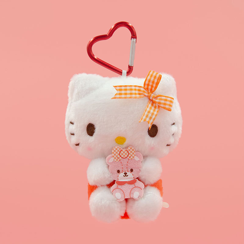Sanrio plush toy figurines, Melody dolls, cute backpack chains, pendants, bag buckles, plush toys Application Scenario