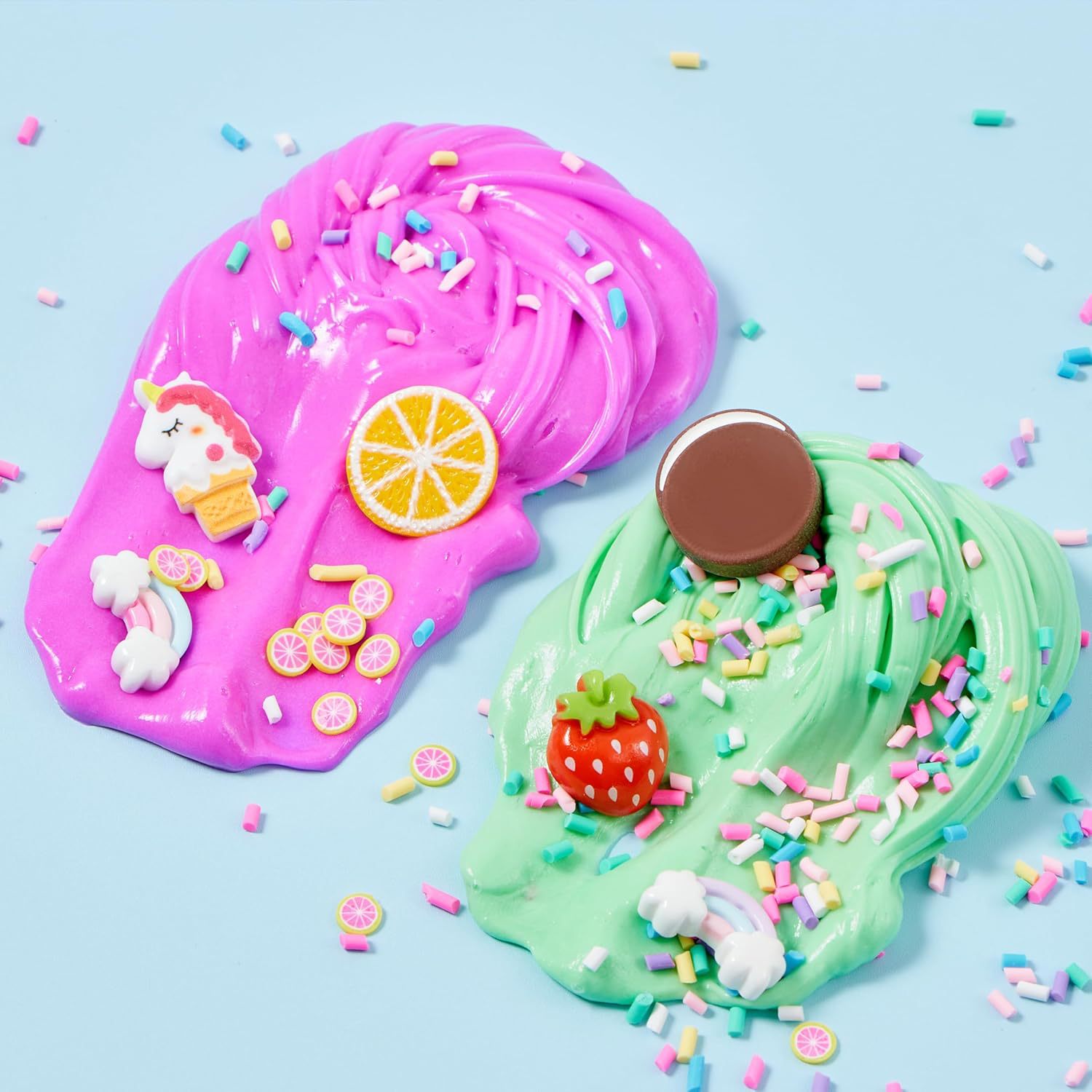 Customized slime Amazon best-selling crystal clay set Children's DIY handmade colored clay toys direct supply from the manufacturer Application Scenario