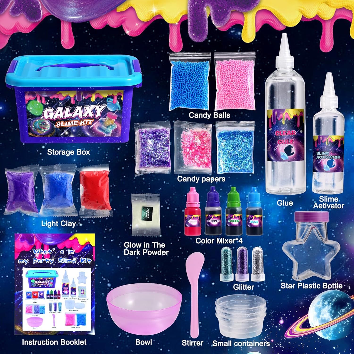 New best-selling cross-border slime products, butter and cotton puree, are selling well on Amazon. Slime children's toy manufacturer Specification drawing