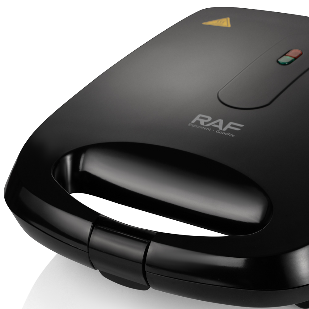 RAF European standard cross-border household portable double-sided breakfast machine, dotted design, striped pancake machine, sandwich machine, multi-functional pic 4