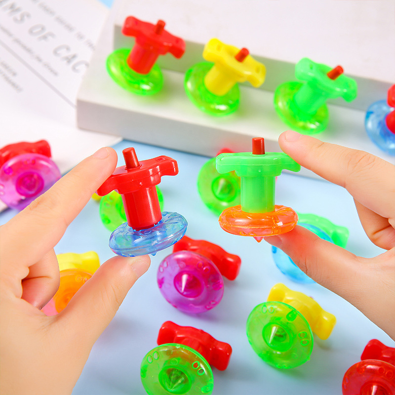 Mini rotating high-speed gyroscope, creative and nostalgic children's small toys, torque gyroscope, ground spin, kindergarten gifts wholesale details Picture