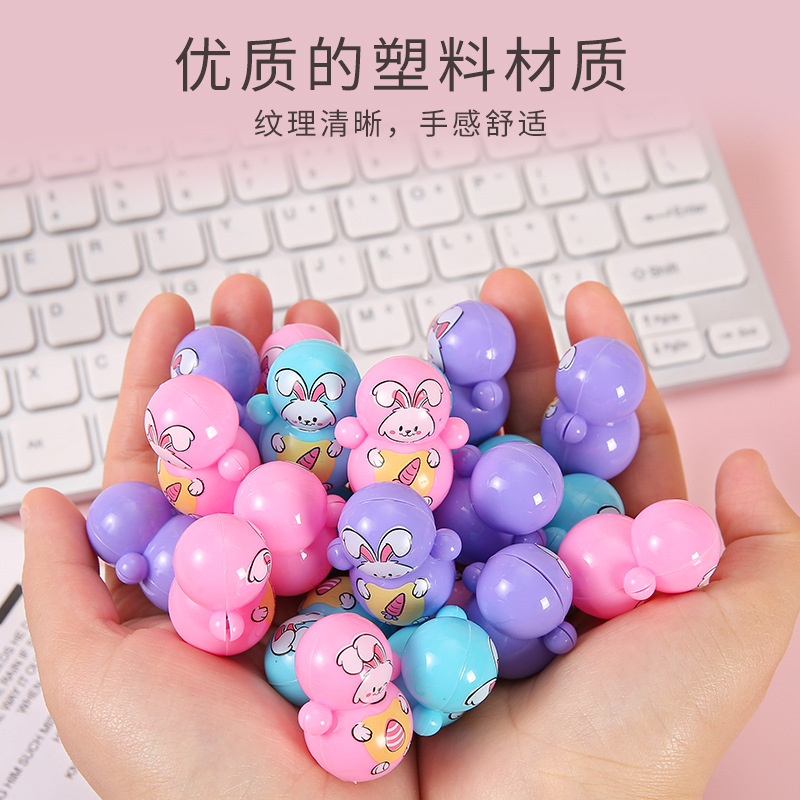 A popular mini cartoon untoppleable doll, Dingdang Cat, a traditional educational toy, and a cute blue fat robot cat gift Specification drawing