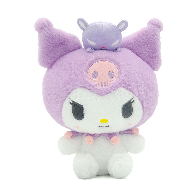 Sanrio plush toy figurines, Melody dolls, cute backpack chains, pendants, bag buckles, plush toys