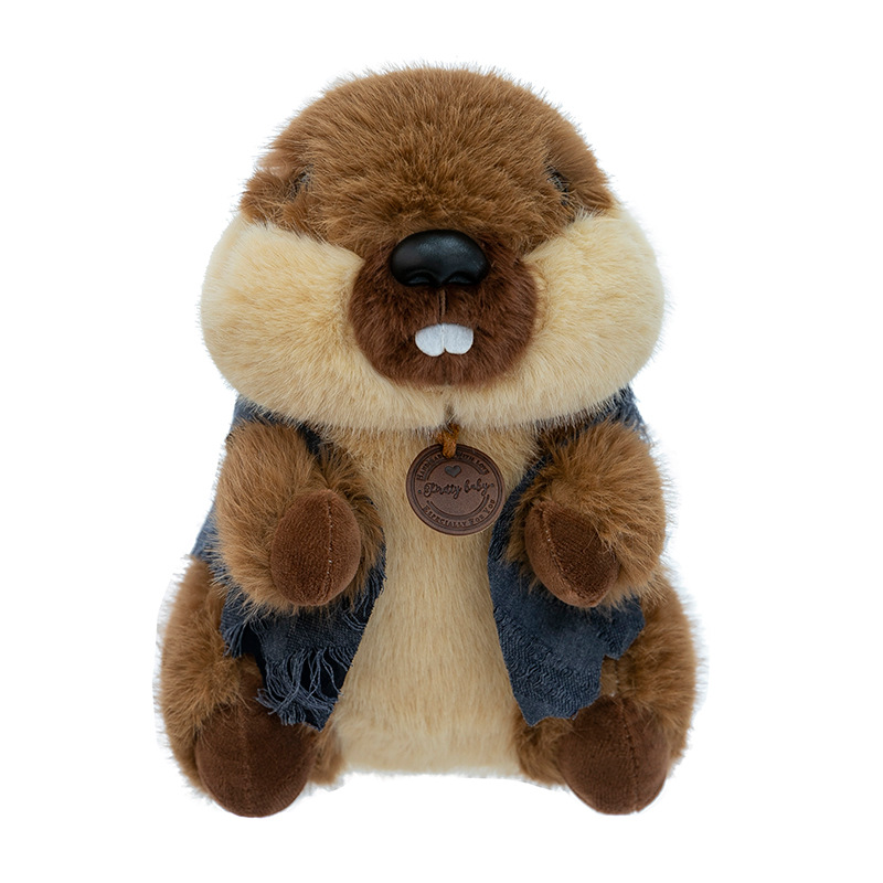 New cute and realistic marmot plush toys, fun marmot dolls, and children's gifts Item Picture