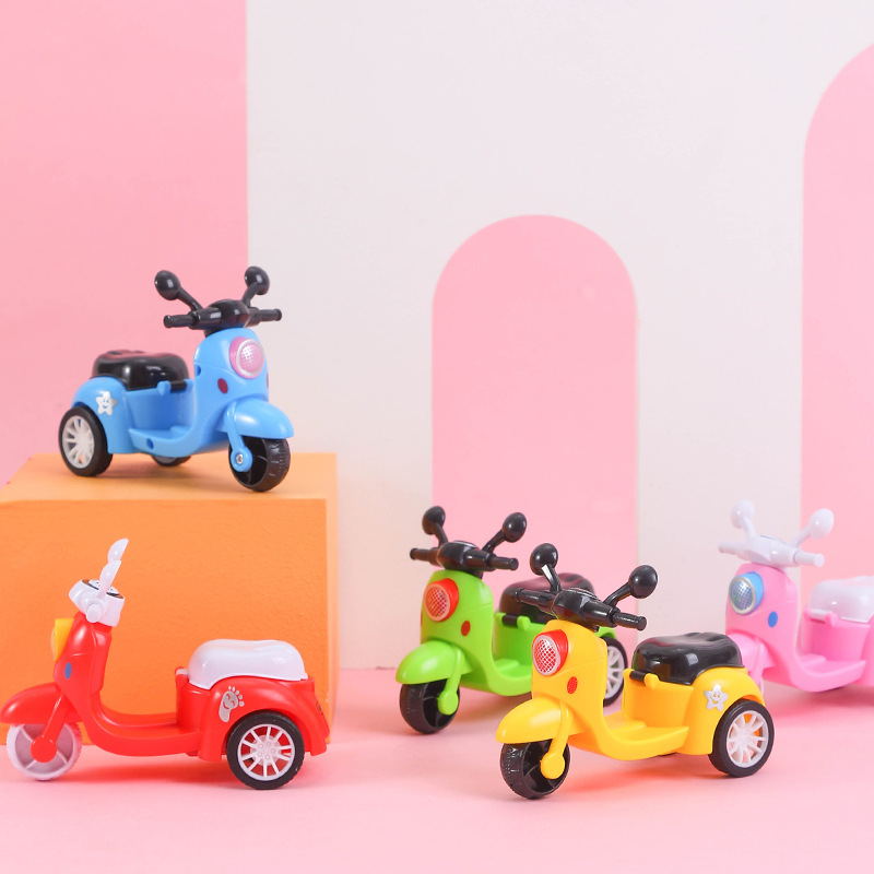 Children's toy cars, mini inertial small cars, simulation boys' motorcycles, street stall supplies, wholesale of Hui Li small motorcycles full figure