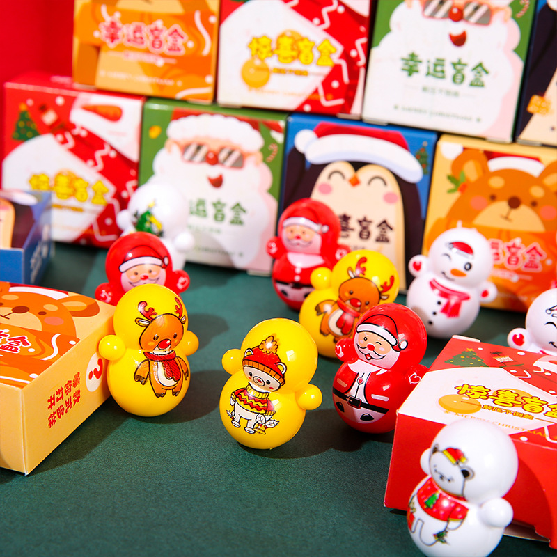 Christmas unbreakable doll blind box, children's educational doll toy, birthday gift bag for boys and girls, kindergarten gift details Picture