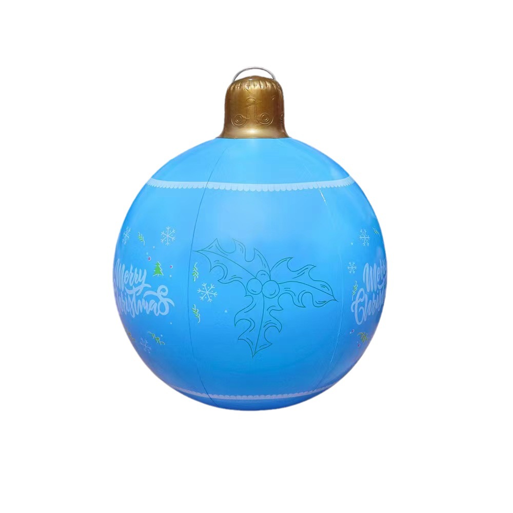 Christmas PVC inflatable lanterns, colorful decorative lights, decorative balls, Christmas outdoor atmosphere light balls, colorful decorations Item Picture