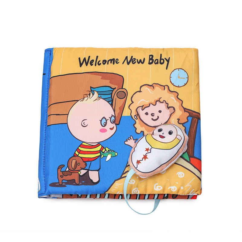 Babies can't tear up cloth books. Early education cloth books for bathing and using the toilet. Washable and chewable cloth books. Toys for 0-1 years old Application Scenario