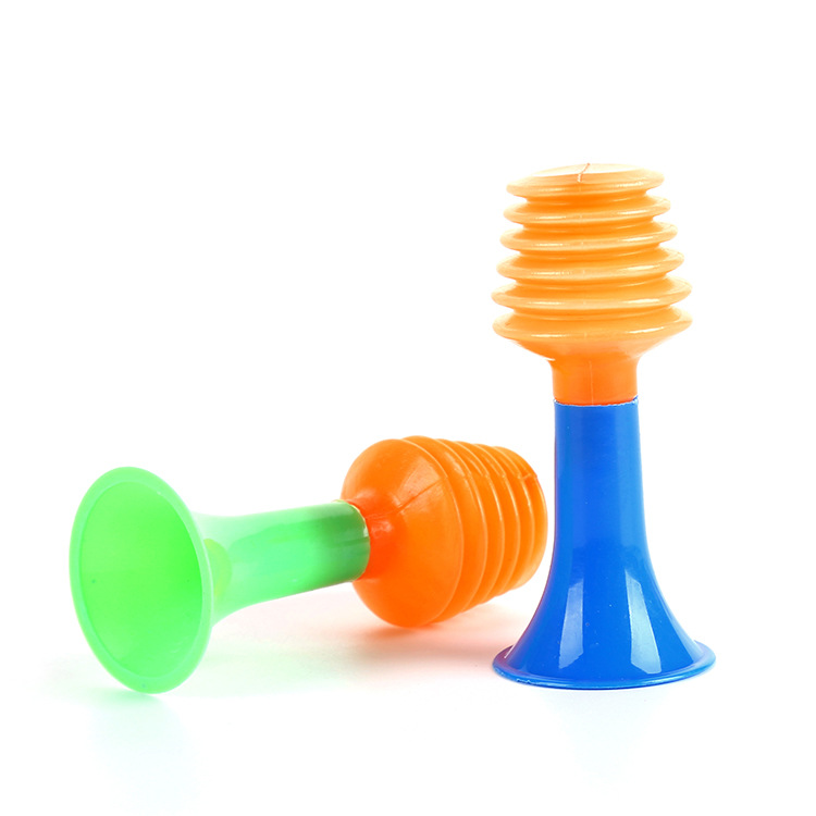 Wholesale of children's air pressure trumpet toys, cartoon plastic wind instruments, baby music toys and small gifts are selling well Item Picture