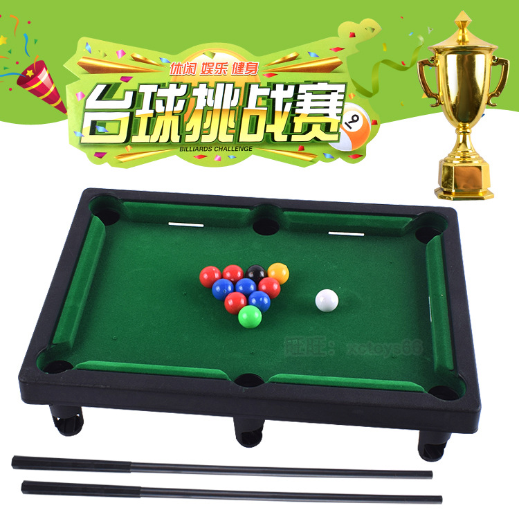 New free shipping board-mounted billiard table for early childhood education institutions, children's table, two-person interactive games, and mixed wholesale toys details Picture