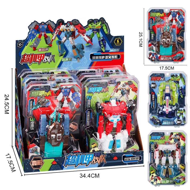 Free shipping combo, can transformation robot, soda samurai, creative toy model figurine, boy birthday present Specification drawing