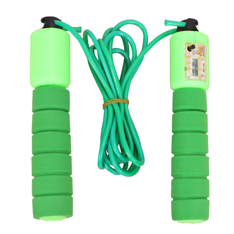Adult sponge counting skipping rope, pattern skipping rope, student high school entrance examination fitness skipping rope, rope fitness skipping rope, aerobic exercise Item Picture