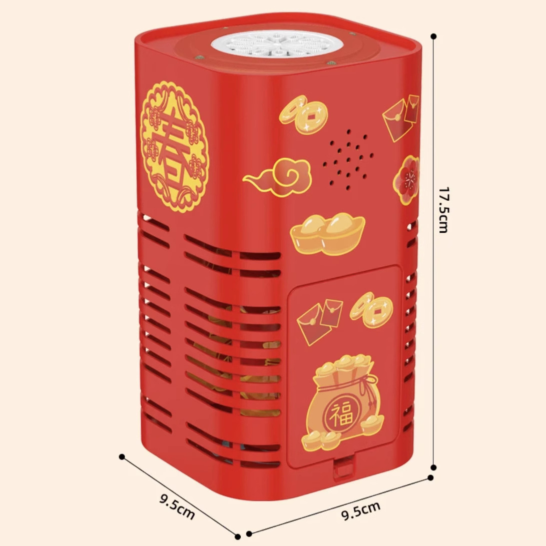 Douyin's best-selling New Year fireworks bubble machine with multiple holes, fully automatic firecrackers, sound effects, birthday gifts, and popular children's toys Application Scenario