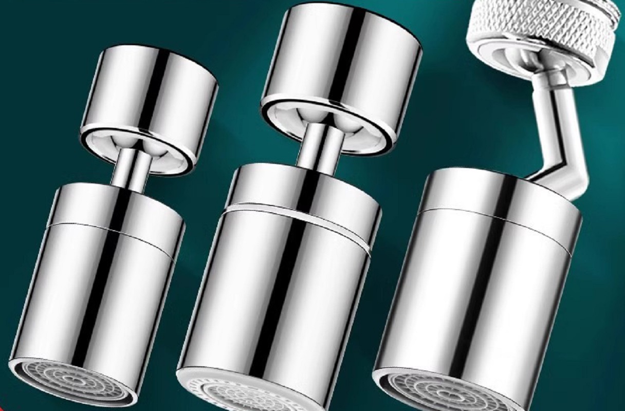 厨房水龙头浴室时尚装修不锈钢多接口万向接口水龙头