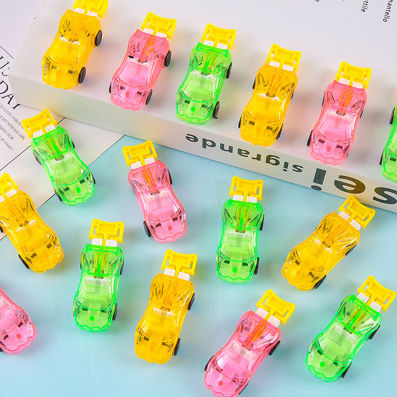 Boys' toy catapult flying cars, racing cars, inertial jump catapult small police cars, plastic cars, cross-border children's toy gifts Specification drawing