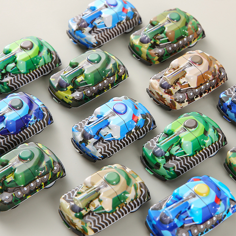 Mini rebound car, PVC tank, rebound car, small gifts, toys, capsules, gashapon, kindergarten gifts and promotional items full figure