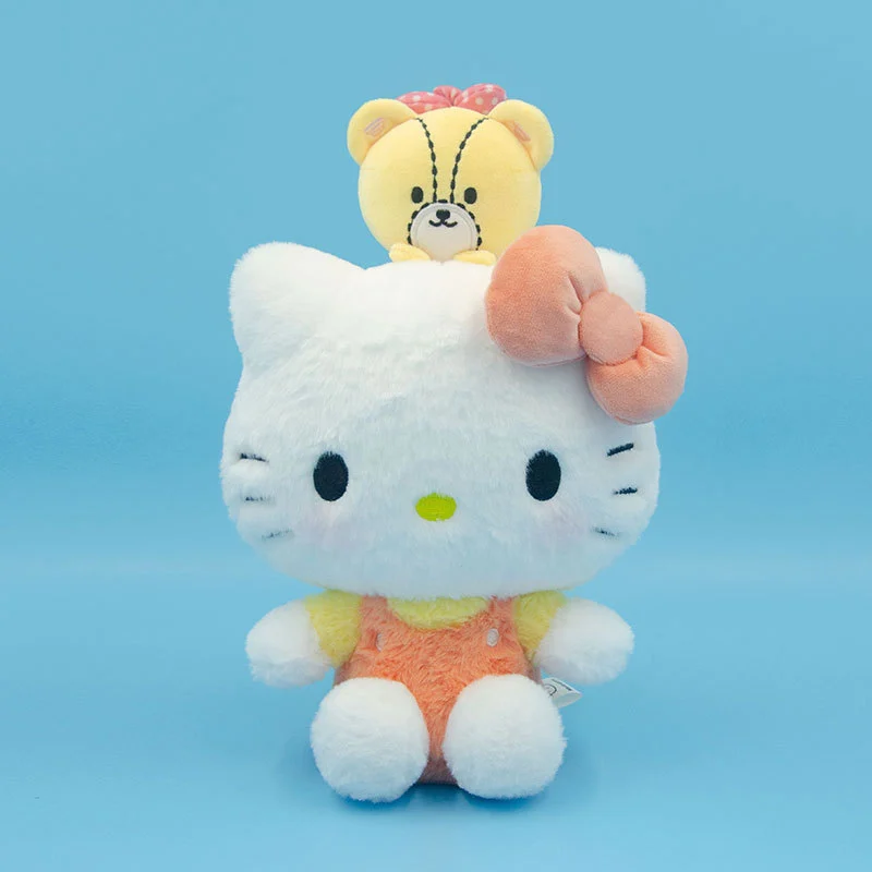 Sanrio plush toy figurines, Melody dolls, cute backpack chains, pendants, bag buckles, plush toys detail image 5