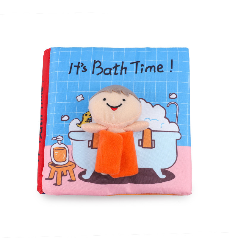 Babies can't tear up cloth books. Early education cloth books for bathing and using the toilet. Washable and chewable cloth books. Toys for 0-1 years old Specification drawing