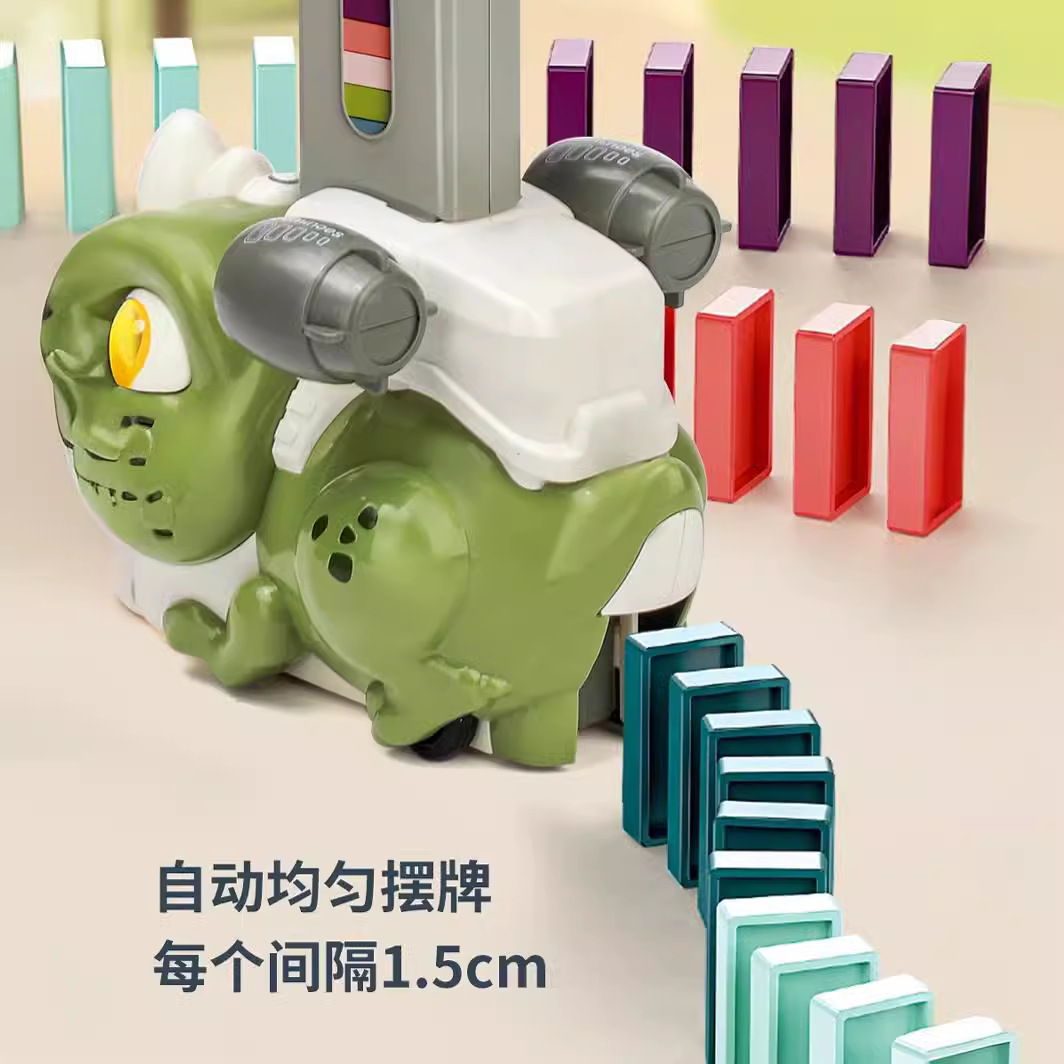 Domino Children's Unlimited Automatic Drop Car, birthday gifts for boys and girls, Dinosaur educational toy car Specification drawing