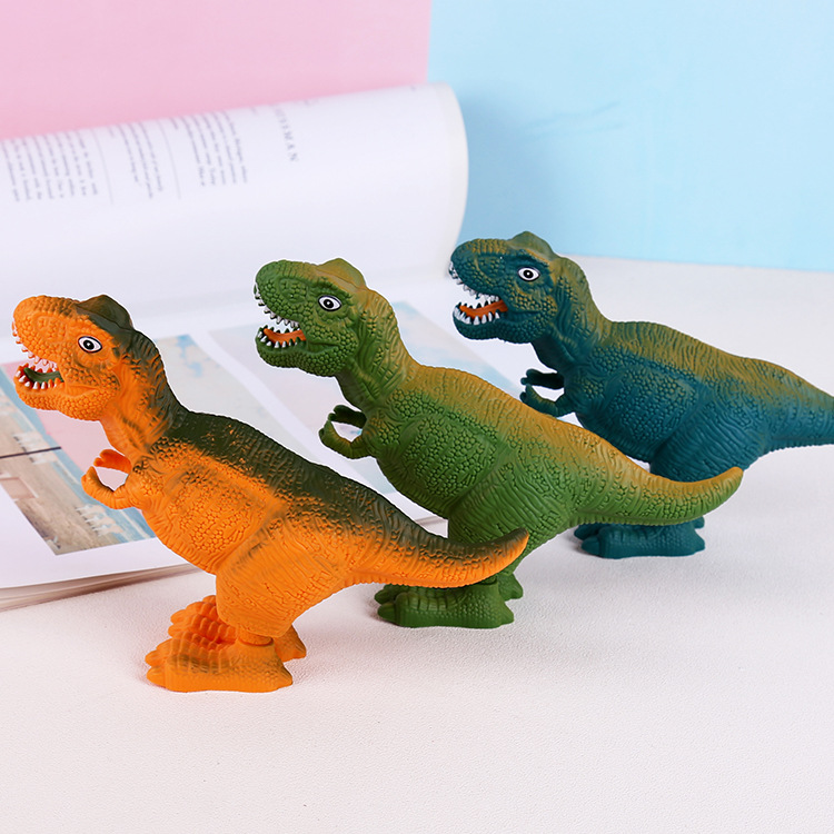 Winding toys, plastic jumping dinosaurs, children's toys, kindergarten prizes, small gifts, Children's Day presents on June 1st details Picture