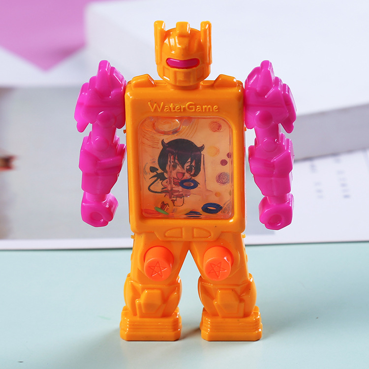 Robot ring toss game water machine, a classic and nostalgic traditional game machine from childhood, water machine ring toss toy Application Scenario