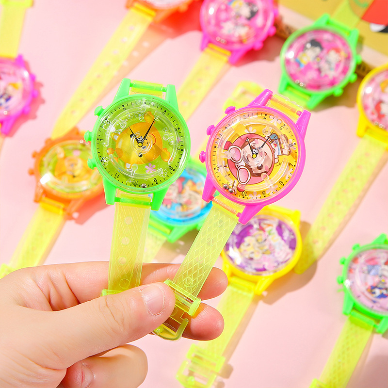 Children's intelligence maze watches, small gifts for kindergartens, wholesale of popular small toys at street stalls around schools full figure