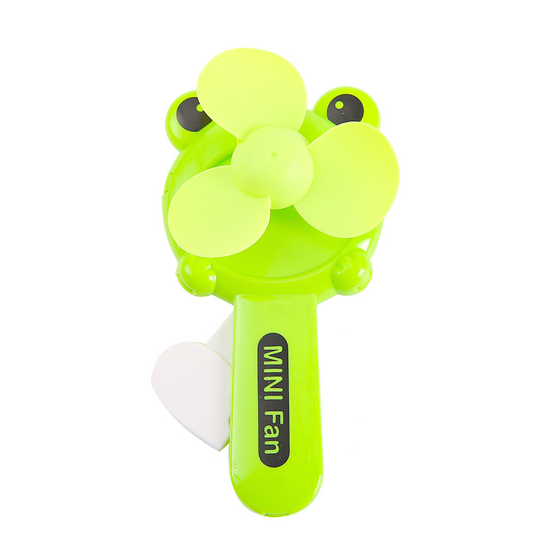 Creative hand-pressing fans, children's hand-held cartoon mini pressing fans, kindergarten gifts, street stall wholesale supply Item Picture