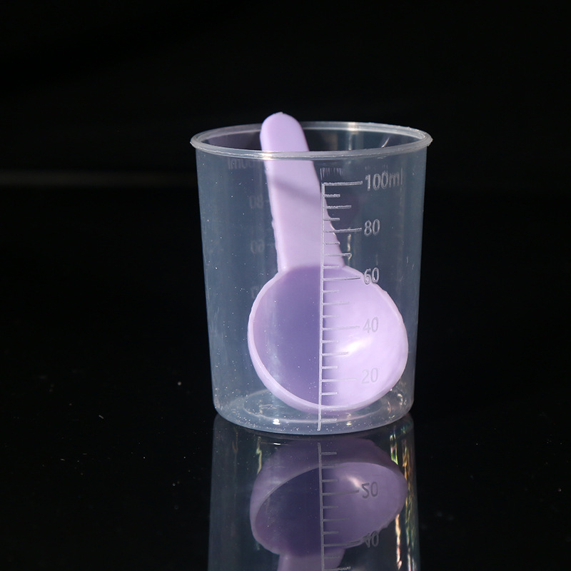 Wholesale 100ml plastic measuring cups, 100ml measuring cups with graduated cups, experimental pp plastic cups, rice scooping measuring cylinders Specification drawing