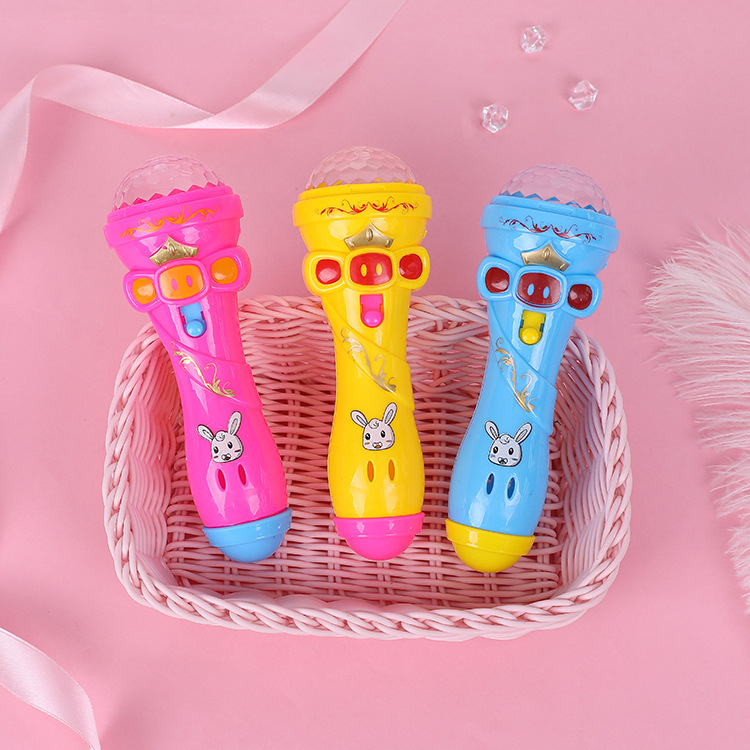 Street stall night market magic glowing fairy wand, popular cartoon seven-color projection flashing magic wand, children's small gifts Application Scenario
