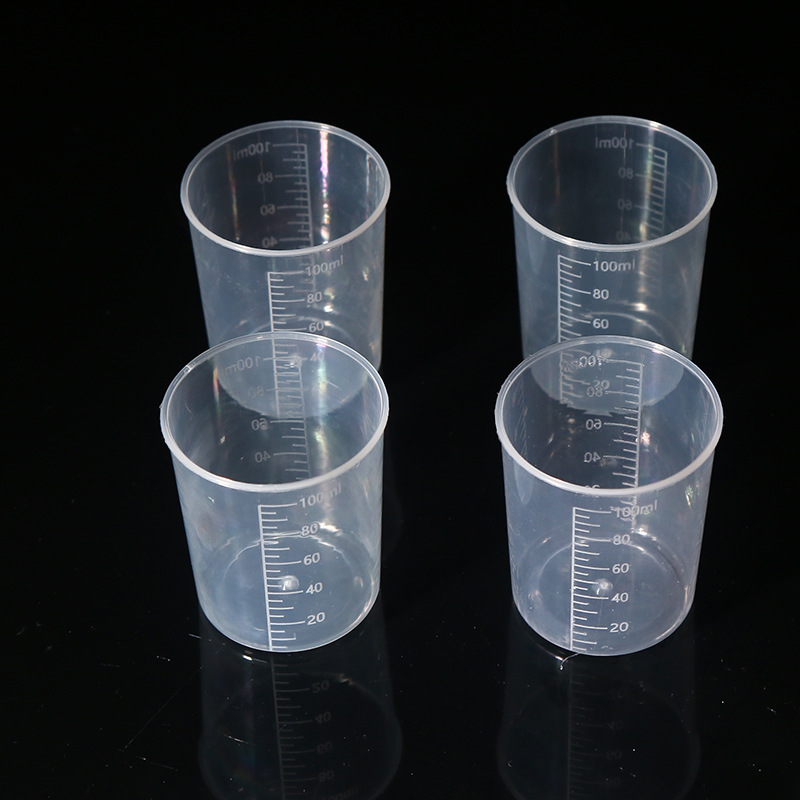 Wholesale 100ml plastic measuring cups, 100ml measuring cups with graduated cups, experimental pp plastic cups, rice scooping measuring cylinders Application Scenario