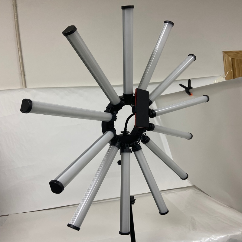 36-inch 12-tube live streaming fill light, beauty light, large-sized high-power photography light, live streaming light, and lighting light Application Scenario