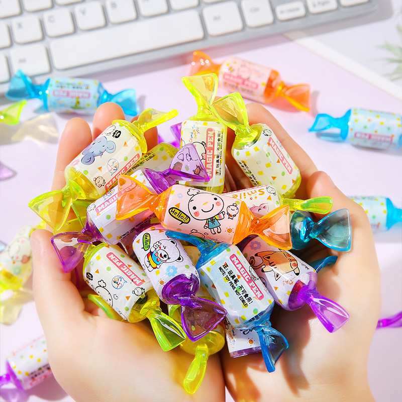 Candy-shaped crayons, student stationery, cute cartoon pens, portable mini toys, kindergarten gifts, birthday gifts Application Scenario