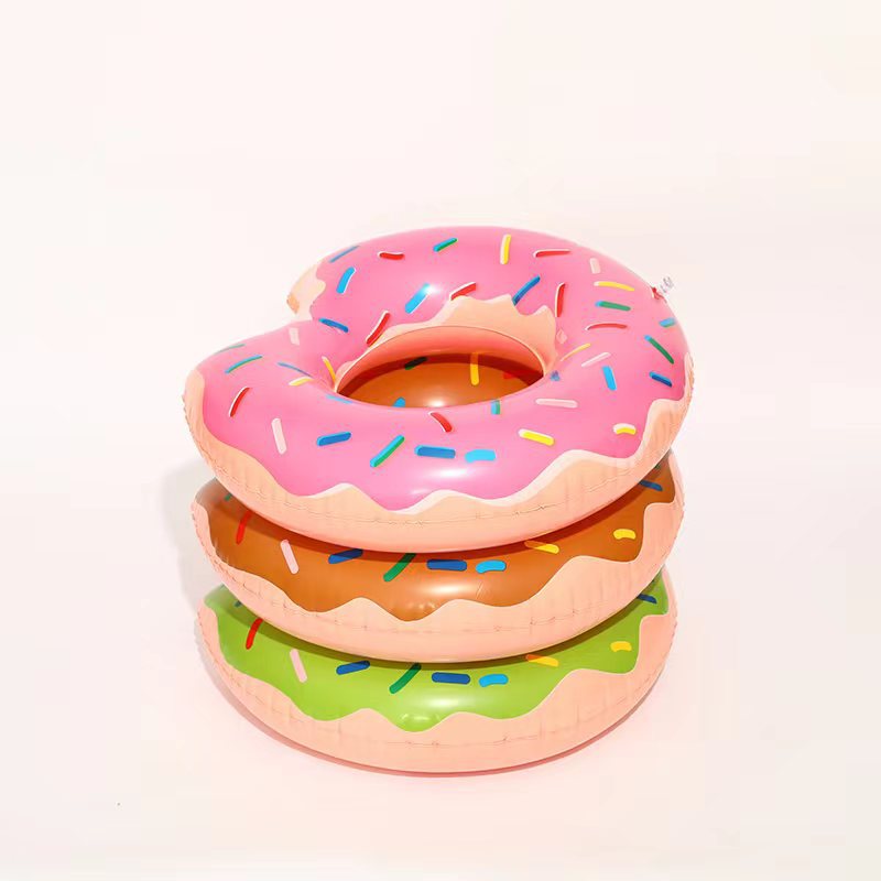 50-90 factory wholesale children's swimming rings, inflatable cartoon swimming rings, adult models, cross-border animal armpit swimming rings full figure
