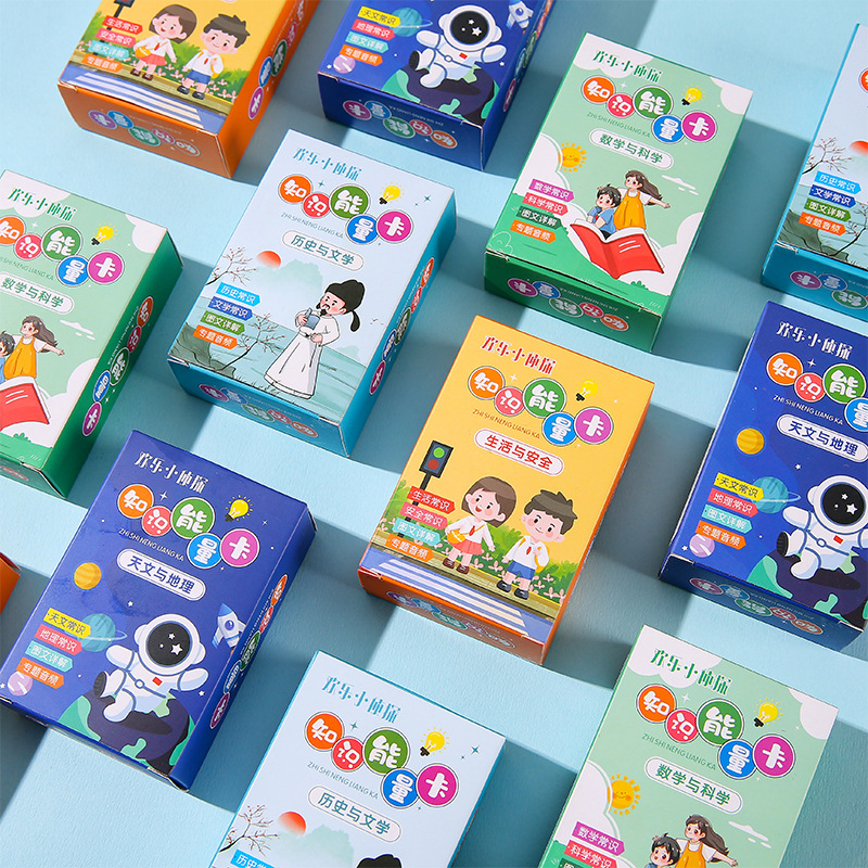 Wholesale of new knowledge energy cards, children's graphic and text knowledge cards, primary and secondary school students' encyclopedias, audio board game cards details Picture