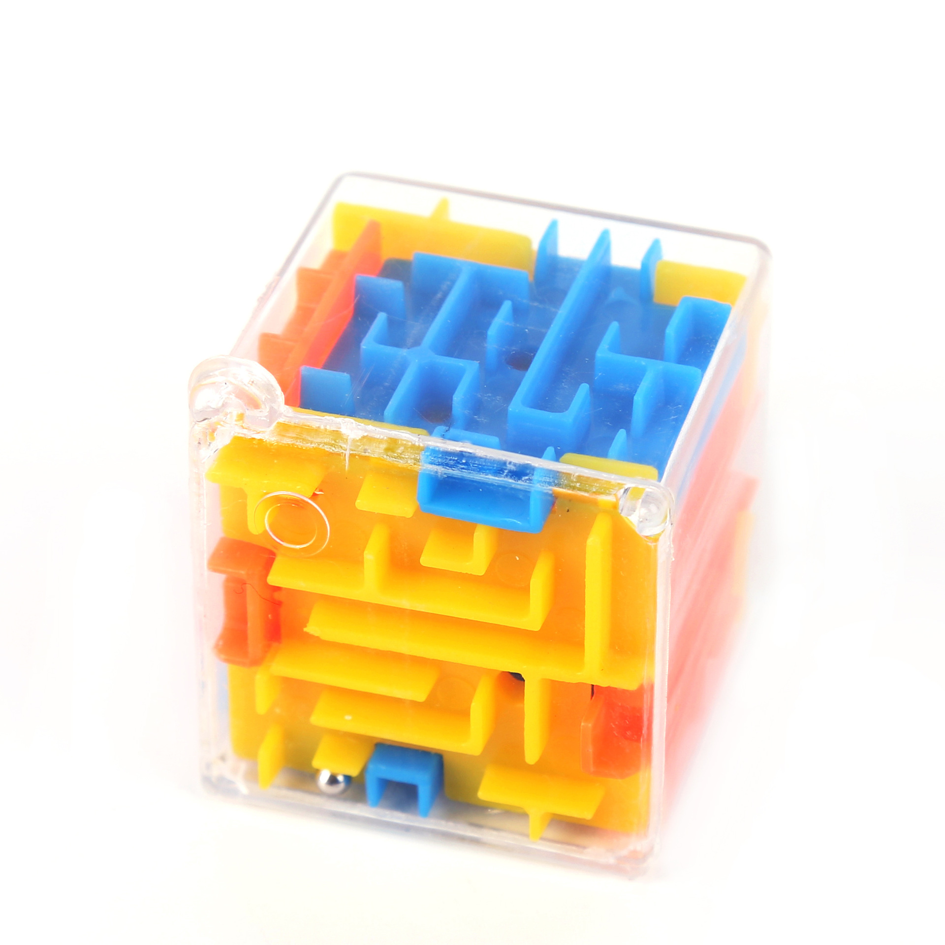 Wholesale children's three-dimensional maze, cube six-sided maze, intelligence magic maze, ball walking ball, children's educational toys Item Picture