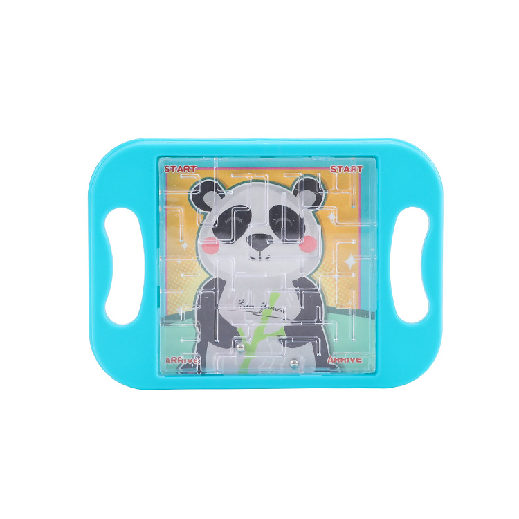 Palm-sized balance maze ball board, palm-sized game maze flat ball walking toy, dedicated training, kindergarten prize Item Picture