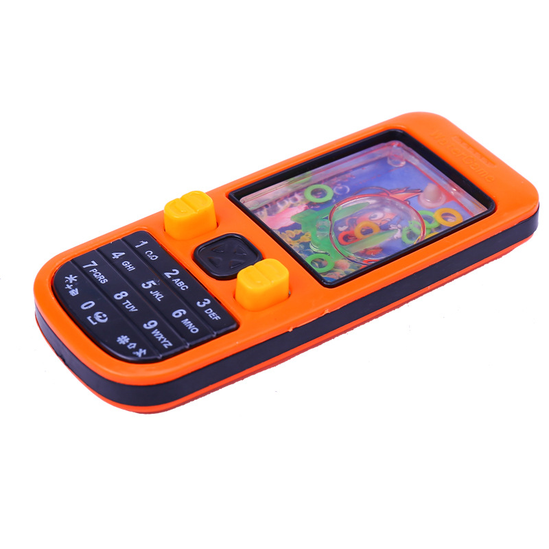 Ring-toss water machine, nostalgic toy mobile phone-shaped water machine, handheld game console, ring-toss water machine Item Picture