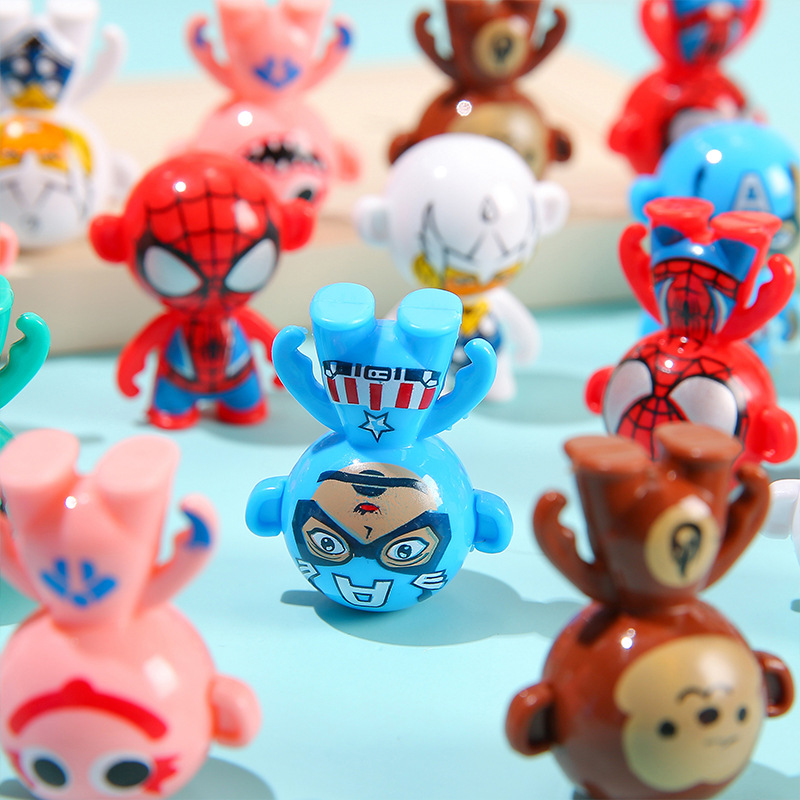 Mini upside-down untoppleable cartoon toys, children's educational tabletop games, gifts for kindergarten ground promotion activities details Picture