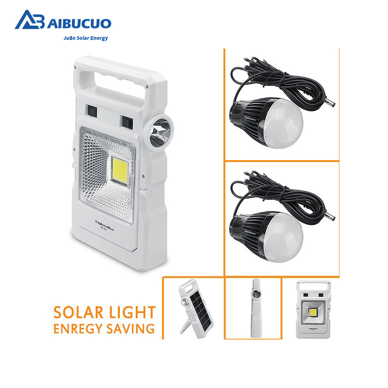 AIBUCUO JB203 Portable lamp usb rechargeable led Solar Lamp aibucuo Solar Panel Solar lamp Specification image