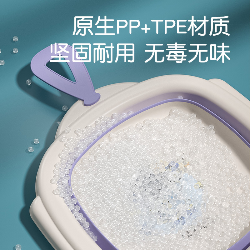 婴儿浴盆/浴盆/带灯鱼陪孩子洗澡/婴儿用品/宝宝站立洗澡神器产品图