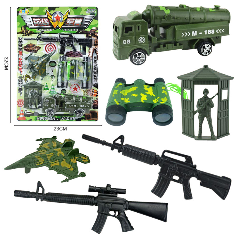 New board-mounted military base military scene simulation series play house children's kindergarten wholesale toys with free shipping full figure