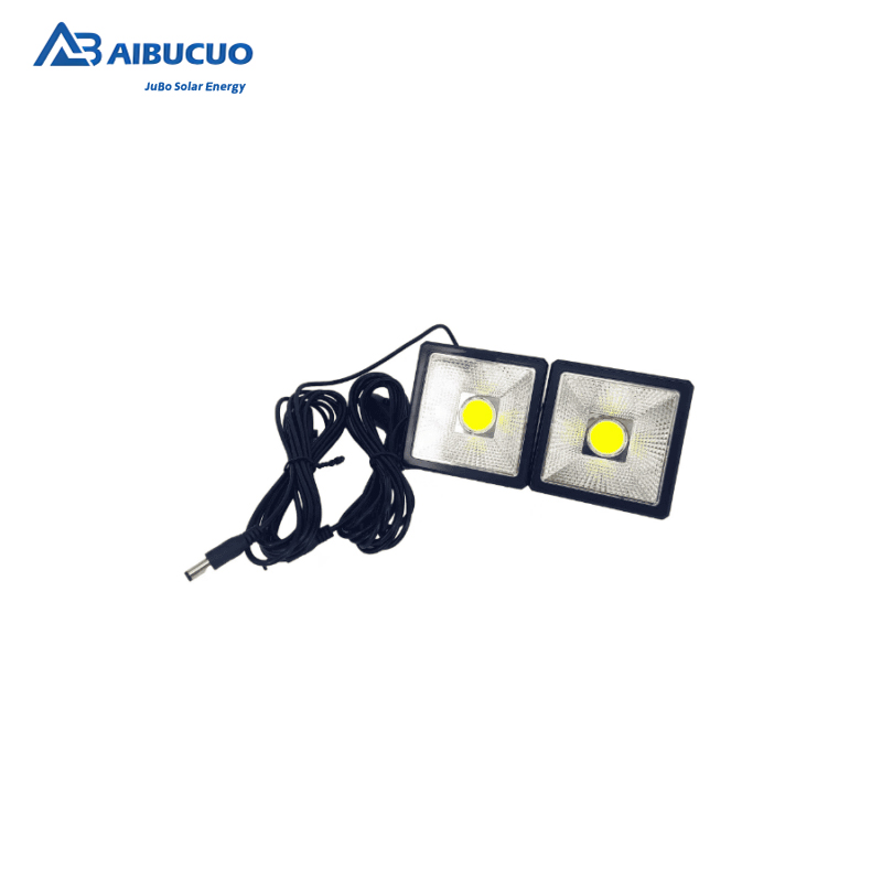 AIBUCUO JB-8018 Solar lamp, household suspended spotlight, outdoor solar system lamp, vertical charging AIBUCUO Specification image