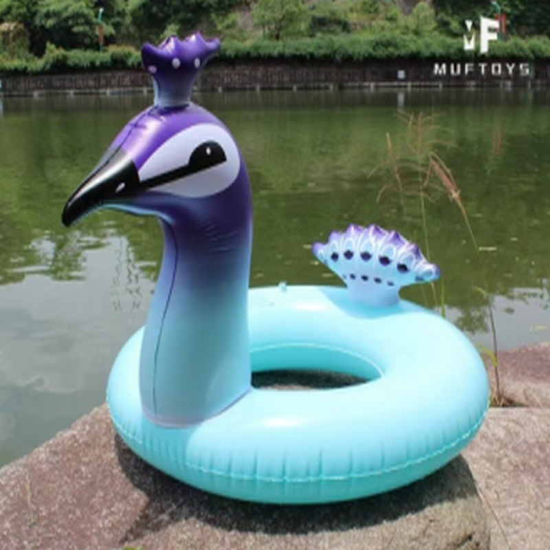PVC inflatable float rafts, popular unicorn fruit rings, duck swimming rings, adult and children's yacht water swimming rings full figure